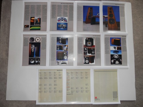 Jbl brochure 1982 lineup l250 - jbl,