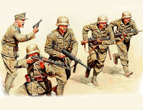 Figurines infanterie allemande