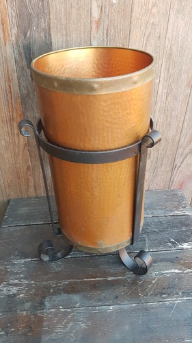 Porte parapluie cuivre - porte,