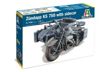 1:9 Italeri Zundapp Ks 750With