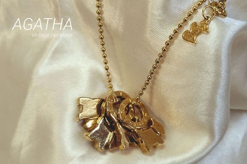 Collier breloque chien - , vintage