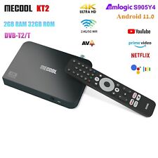 MECOOL KT2 4K Android 11 TV Box DVB-T2 S905Y4-B 2G 32G Wifi AV1 HDR Set top Box