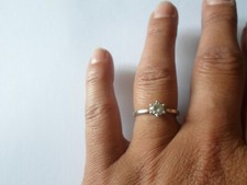 bague en argent massif