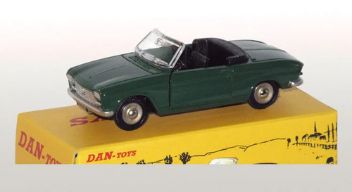 Peugeot 204 cabriolet vert - ,