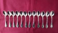 12 cuillères a café en métal argenté Christofle modèle Marly