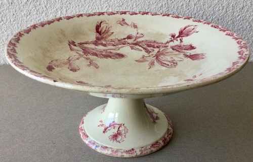 Ancien compotier sur pied - compotier, en