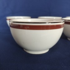 3 BOLS VINTAGE IKEA ACCENTEN EN PORCELAINE ANNEE 80