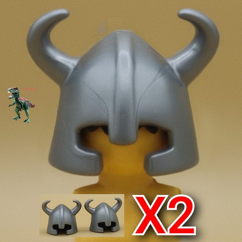 Playmobil casque à - x2,