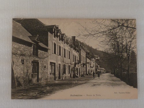 Correze carte postale - correze, aubazine
