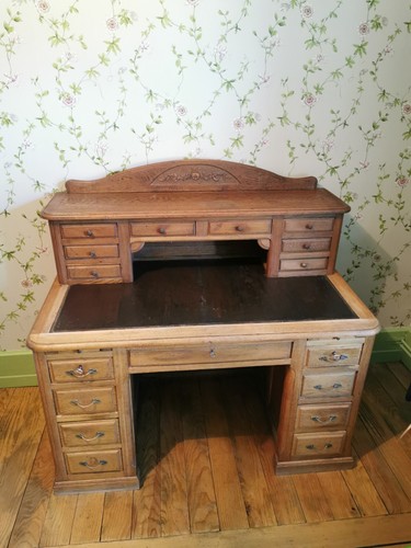 Bureau chêne 1930 chambre - bureau, 17