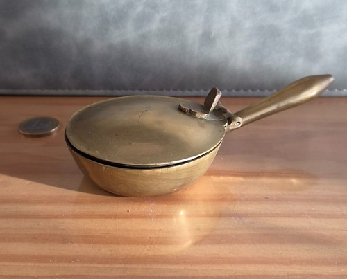 Cendrier vintage laiton - cendrier,