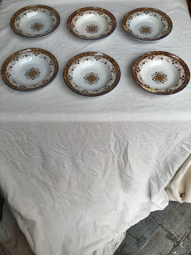 Assiettes creuses faience - 6,