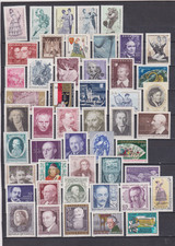 COLLECTION AUTRICHE THEME MUSIQUE 1950-2000 en timbres neufs**