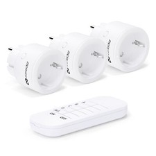 Prises Électriques Télécommandées 3er Set + 1x Télécommande 2300 Watt À 30m