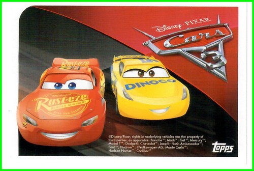 Carte card cars - 3, disney