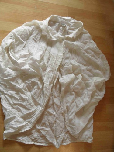 Veste poncho oversize lin - poncho, en