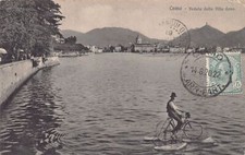 Italia - COMO - Idrovelo - Veduta della Villa Geno - Waterbike
