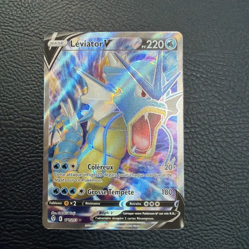 Carte pokémon leviator - carte, v