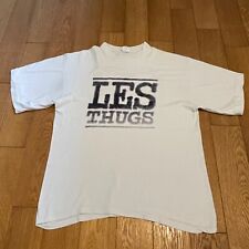 Rare VTG 90'S Sub Pop Records "Les Thugs" As Happy As Possible 93 Tour T-Shirt