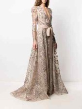 $8325 NEW Elie Saab Sequin