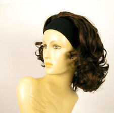 Perruque avec bandeau châtain