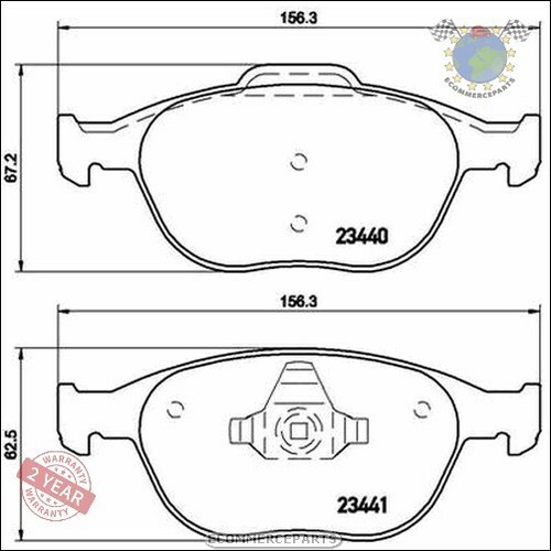 Kit plaquettes brembo - brembo, avant