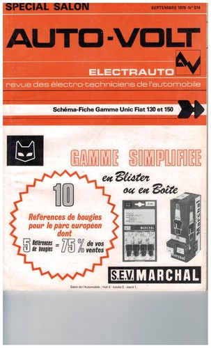 Auto volt 514 - 514, schema-fiche