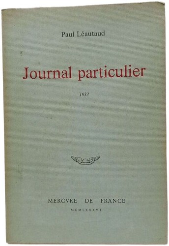 Journal particulier paul - journal, |