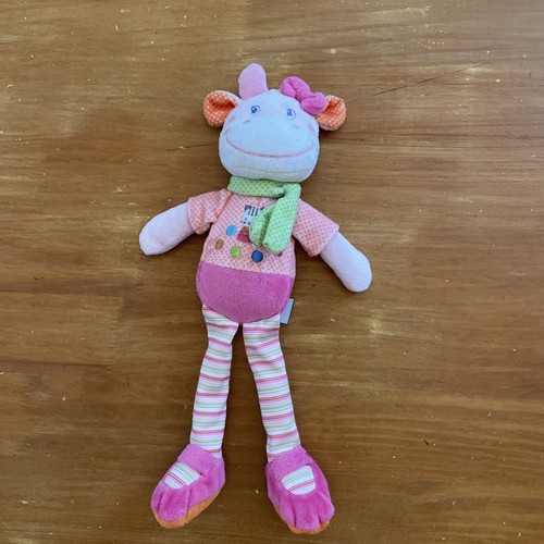 Doudou peluche vache - vache, mots