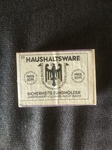 Boite allumette allemande ww2 - allumette,