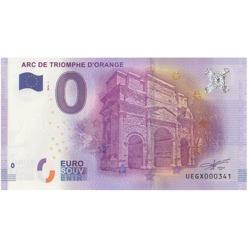 Billet souvenir arc de - billet,