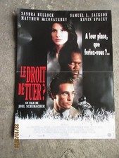 LE DROIT DE TUER    Affiche cinéma originale pliée f:40x60 année 1996 BE