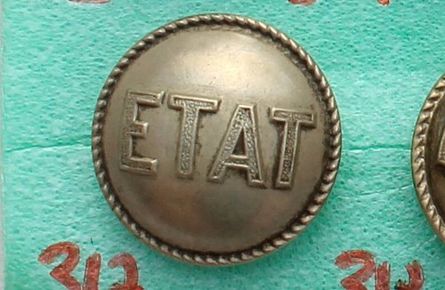 Bouton uniforme ancien etat - bouton,
