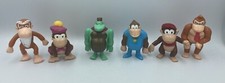 NINTENDO 1997 France Exclusive Kellogs DONKEY KONG Full Set 6 Figurines PVC