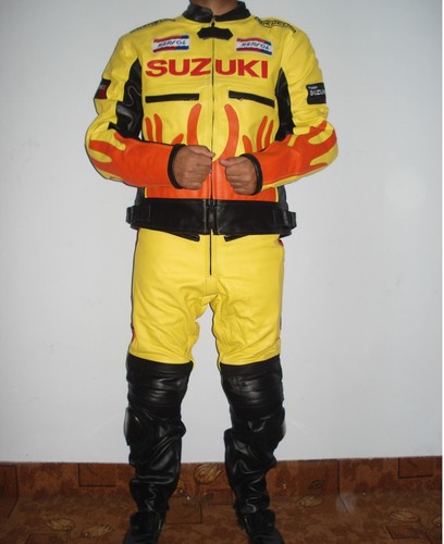 Homme moto cuir - , combinaison