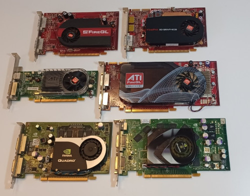 Lot cartes graphiques - 6,