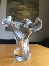 Schneider France, Vase En Cristal Vintage