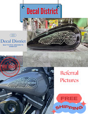 Wing Decals Dyna Fxr vinyl Fit