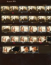 JANE BIRKIN GUY MARCHAND RENDS MOI LA CLE! 1981 VINTAGE PHOTO PLANCHE CONTACT