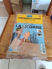 Tintin La Licorne Maquette  sous blister n 21 Collection hachette