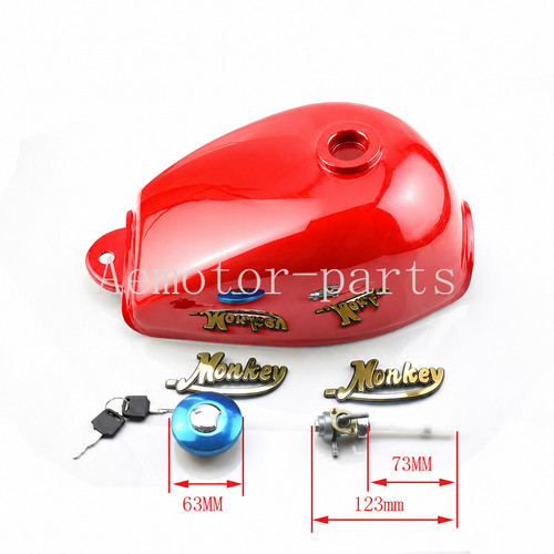 Gas fuel tank steel - gas, motorcycle