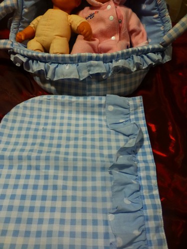 Lot bleu couffin - ,