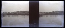 FRANCE Ville à identifier c1930 Photo NEGATIVE originale Plaque Stereo P74L17n1