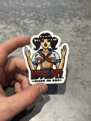 Hook ups skateboarding sticker - hook,