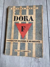 Pouzet Richard: Dora, propos d'un bagnard à ses enfants, bel envoi 1946 A Castet