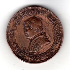 Médaille Pape POPE Vatican Pius IX Causa nostrae Laetitiae 1846 - 1878 ITALIE