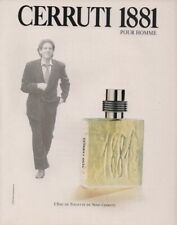 Publicité papier Parfum. Perfume ad. CERRUTI 1881 Pour Homme 1995