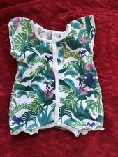 body 1 mois DISNEY fille -Superbe body blanc imprimé jungle Fille ~