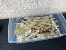 Lot de pampilles et pendeloques en cristal verre plastique pour lustre