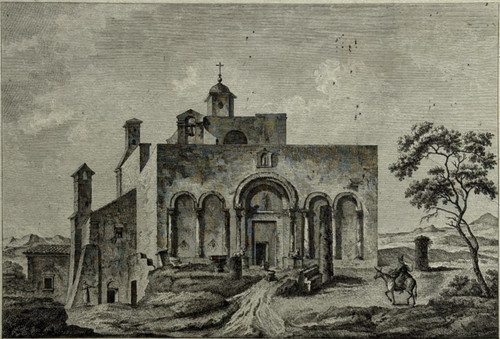 Basilique siponto gravure - basilique,